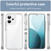For Oppo Reno14 5G (Global) Case WANLONFENG MF Series TPU Acrylic Clear Phone Cover with Tempered Glass Film