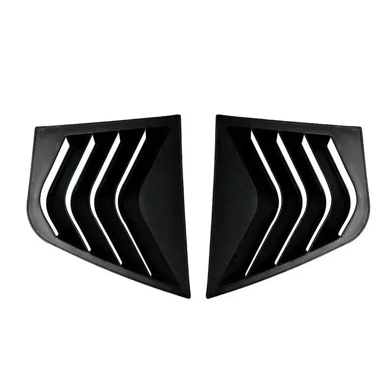 For Kia Stinger 2018      2024 Car Rear Window Louver Shutter Cover Exterior Side Vent Trim Scoop Sticker