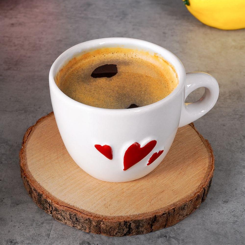 Filiżanka do Espresso Picia Kawy Ceramiczna Mały Kubek Kubeczek 80 ml