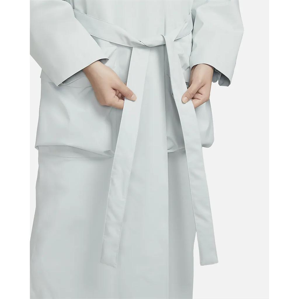 New Nike Trench Coats Women's Light Silver DV8231-034