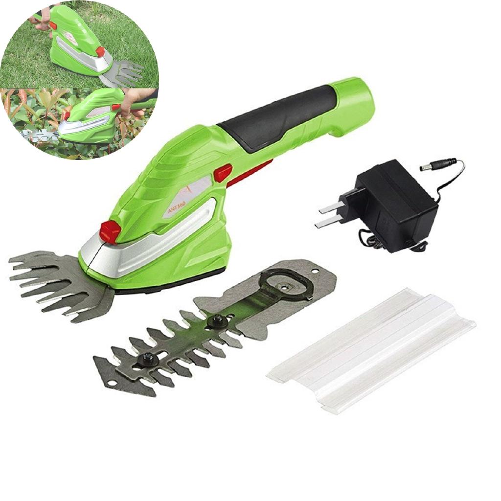 Portable Electric Lawn Mower Cordless Grass Shear Rechargeable Trimmer Pruning Shear Garden Power Tools Pruner Machine