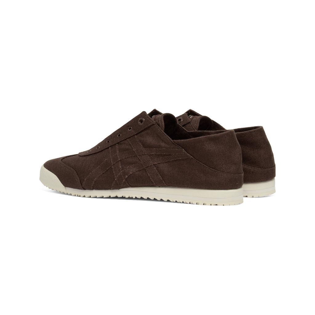 Onitsuka Tiger Mexico 66 Sd Paraty Fabric Fashion Classic Comfortable Lifestyle Casual Shoes Unisex sneaker Dark-Brown 1183C432-200