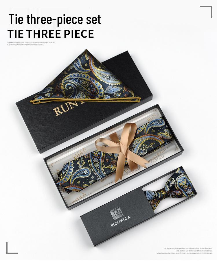 Erkek Resmi Papyon ve Cep Mendili Seti - Profesyonel Giyim İçin Zarif Takım Elbise Aksesuarları