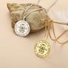 Dawapara Seal of Archangel Raziel Secret of God Amulet Pendant Necklace Sefer Raziel HaMalakh Talisman Stainless Steel Jewelry