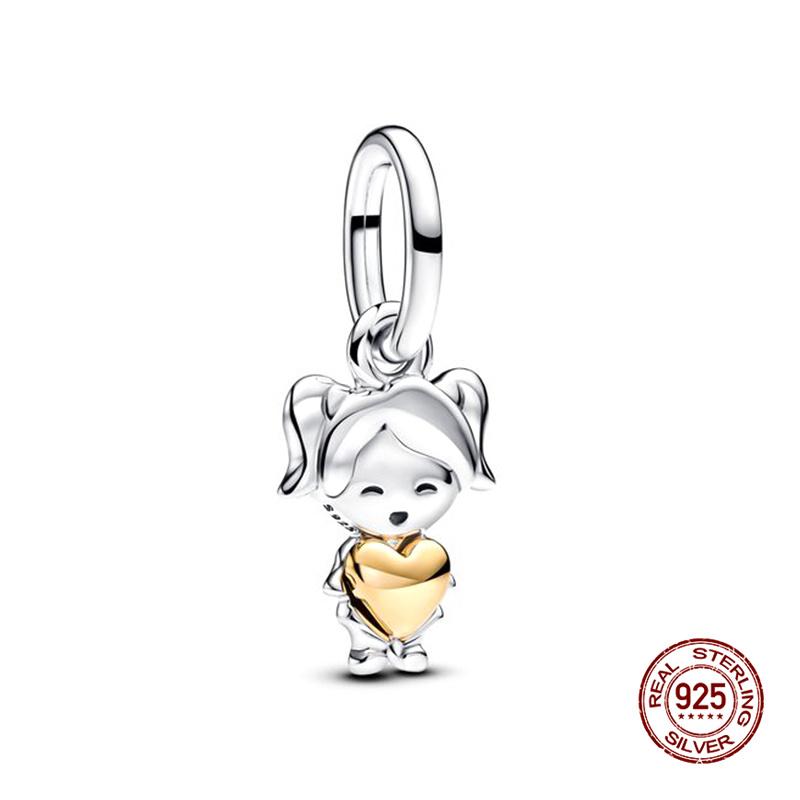 Charmuri Cupru Cuplu Căsătorit Charmuri Pandantive Mărgele Se Potrivește 3Mm Brățară Colier Original Femei Bricolaj Bijuterii Fine Cadouri