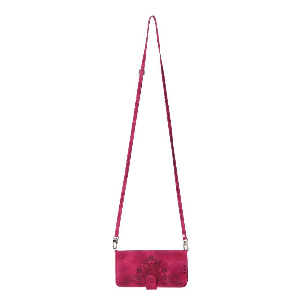 For Samsung Galaxy M35 5G Case Flower Pattern PU Leather Wallet Phone Cover with Strap