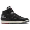 Air Jordan 2 Retro Black Cement Men Sneakers Cement-Grey Fire-Red Sail DR8884-001
