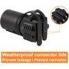 Trailer Plug Adapter 7- 4&5Pin Round to 4 and 5 Flat Blade Trailer Connector