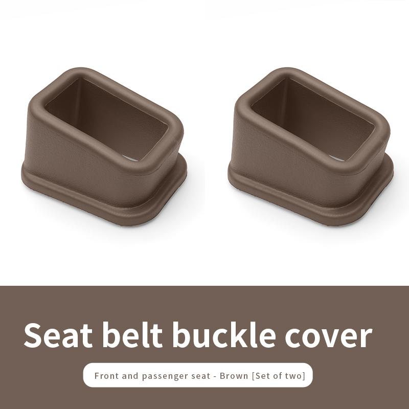 Car Seat Belt Buckle Cover EVA Anti Scratch Seatbelt Button Protector Seat Belt Protection Cover Auto Accessories Auto Interior