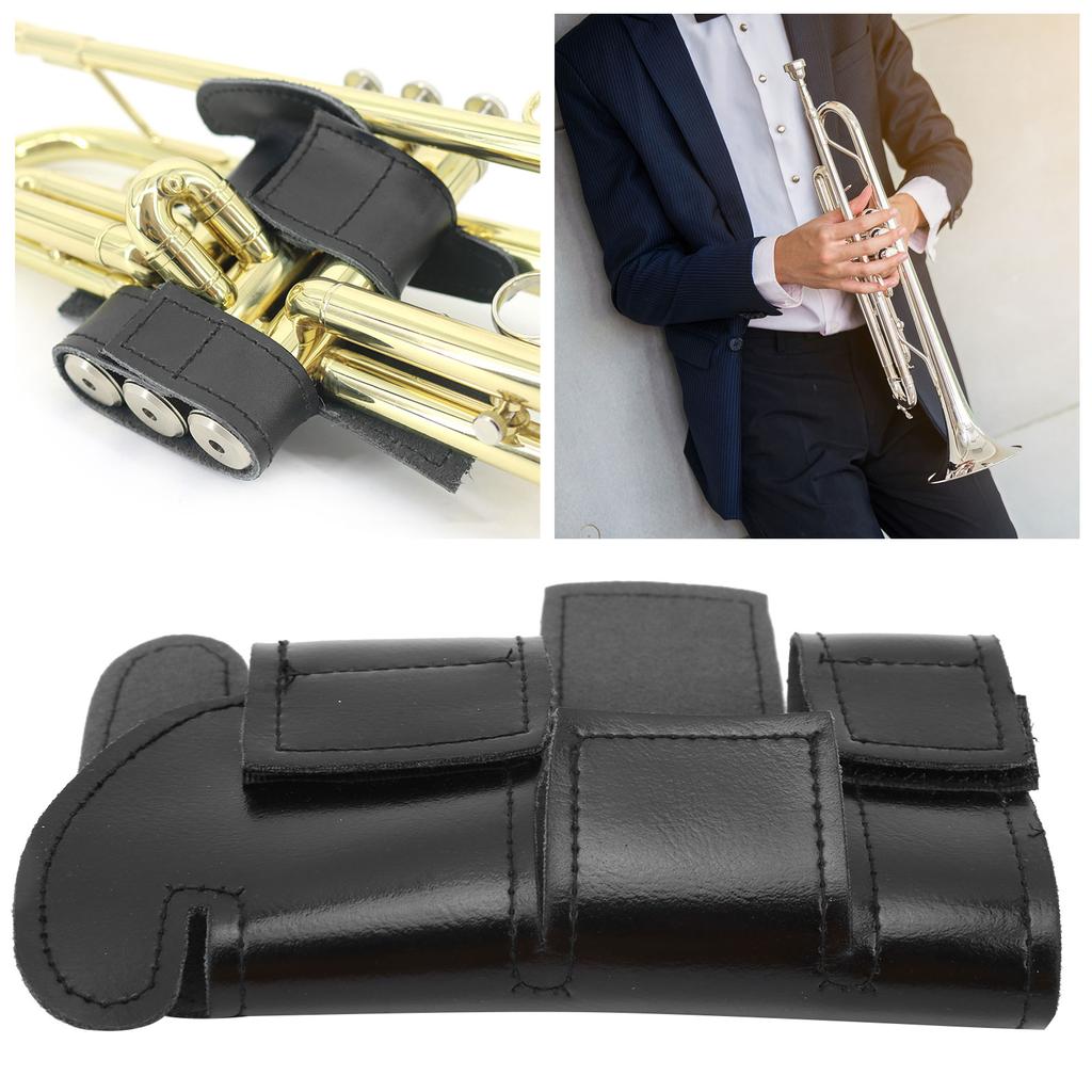Trumpet PU Leather Valve Guard Professional Brass Instrument Protective Case Accessories