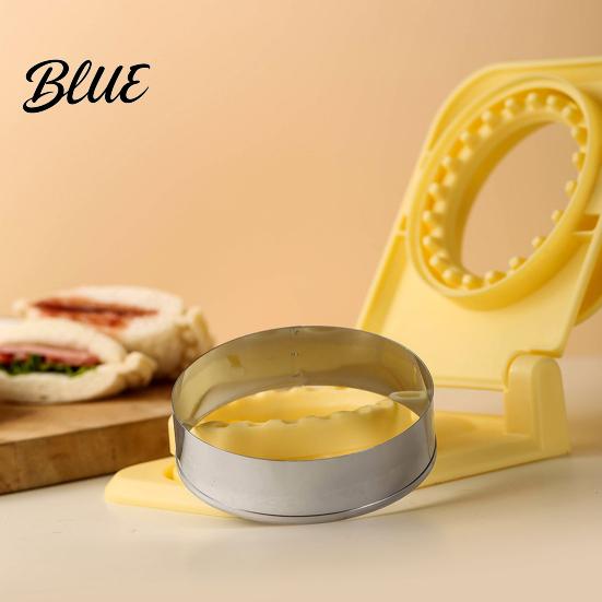 Uncrustable Sandwich Maker Homemade Sandwiches & Round Sealer Crustless Cutter Maker DIY Mold Cutting Sealing Tool for Kids Lunch