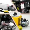 12V Dump Trailer Solenoid Relays 4-Terminals Intermittent Duty Solenoid Replacement for Hydraulic Pumps Easy To Install