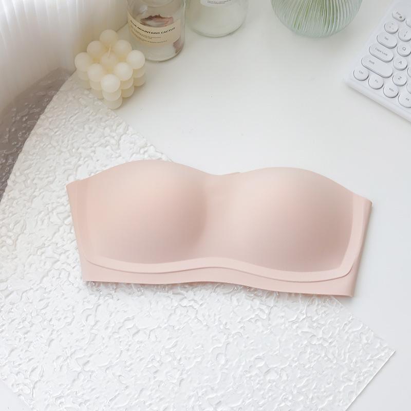 Strapless Underwear Women Gather Small Breasts, Non-slip Chest Wrapping, Anti-light and Seamless Tube Top, Invisible Back Bra Cover