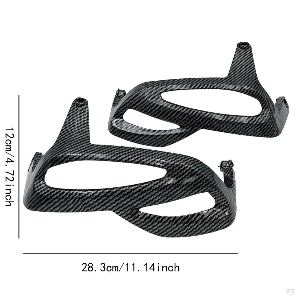 2 Adet Motosiklet Kaput Kapağı Karbon Fiber Desenli Panel Dekorasyonu R1200GS Adv R1200R İçin Kolay