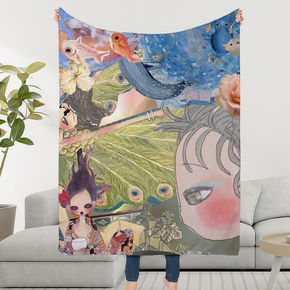 Blanket Throw Super Cosy Takano Plush Living Room Sofa Couch Childish Birthday Gifts 30x40in