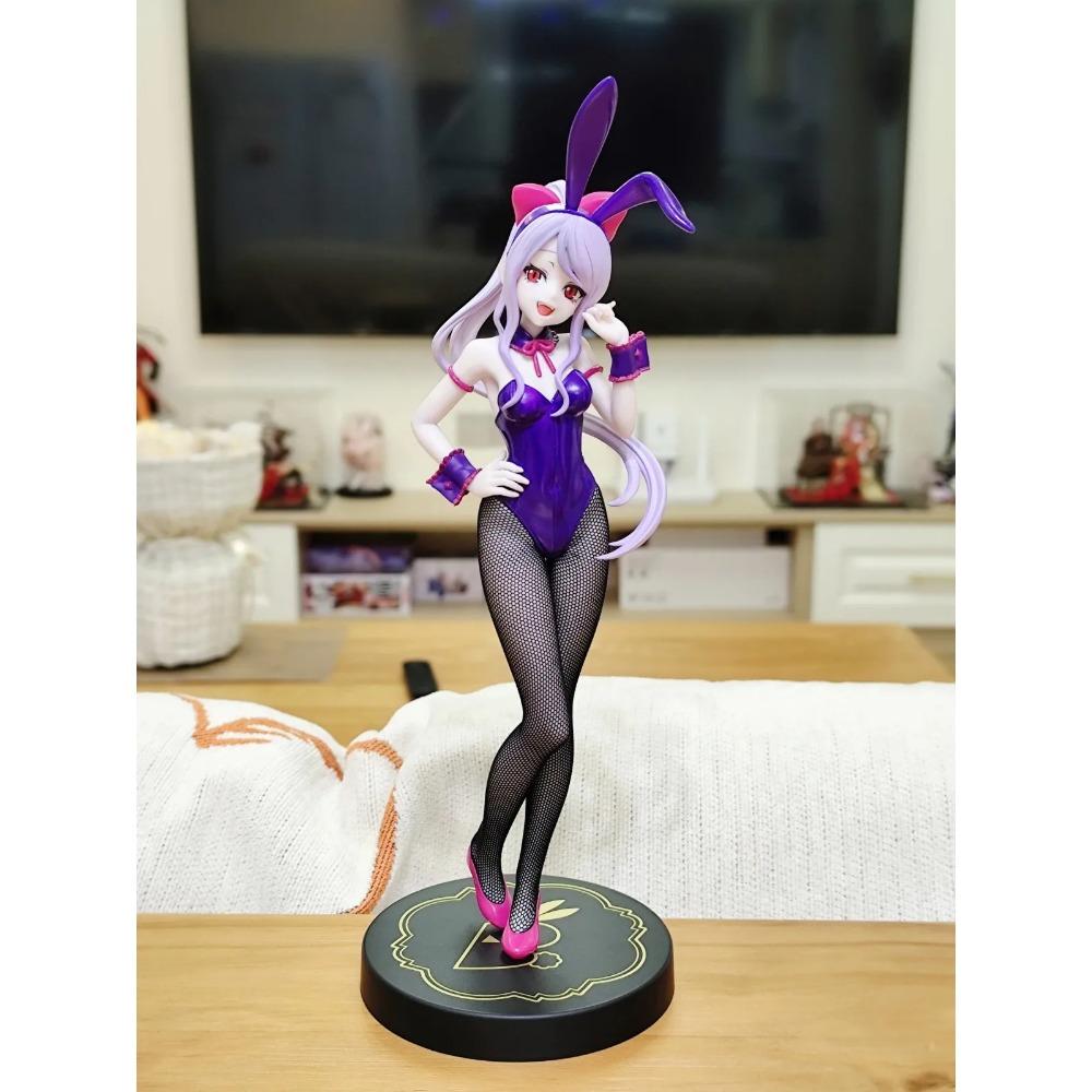 18CM Anime Overlord Shalltear Bloodfallen Figure Bunny Girl Dress Cute Model Toys Gifts Collection Decoration Ornaments PVC