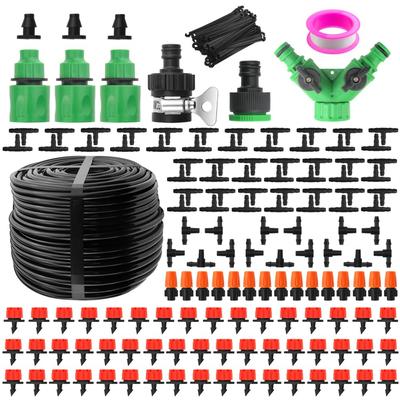 WMYCONGCONG Automatic Watering System Kit with Spray Drip Water Irrigation System Kit for Home and Lawn Humidification 164ft/50m Hose, Nozzle, Nozzle,