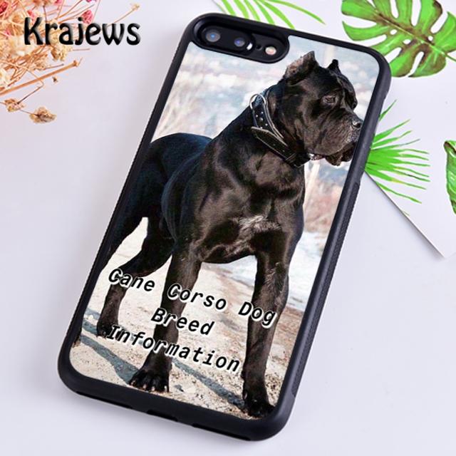 Krajews Italienische Cane Corso Mastiff Hunde Telefon Fall Abdeckung Für iPhone 14 6s 7 8 plus X XR XS 11 12 13 pro max Samsung S21 S22ultra