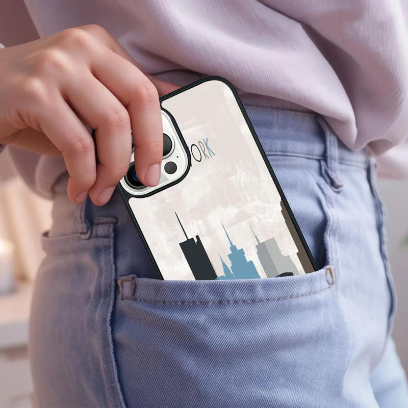 New York City Phone Case For iPhone 17 Air 15 16e 14 13 Pro Max Coque 12 11 Pro Max PLUS cover