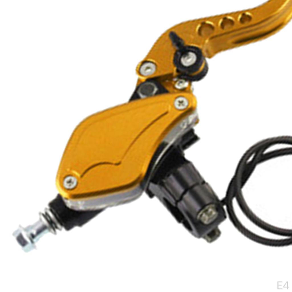 Motorcycle Handlebar Dual Hydraulic Brake Pump 22mm 7/8" 50cc-300cc