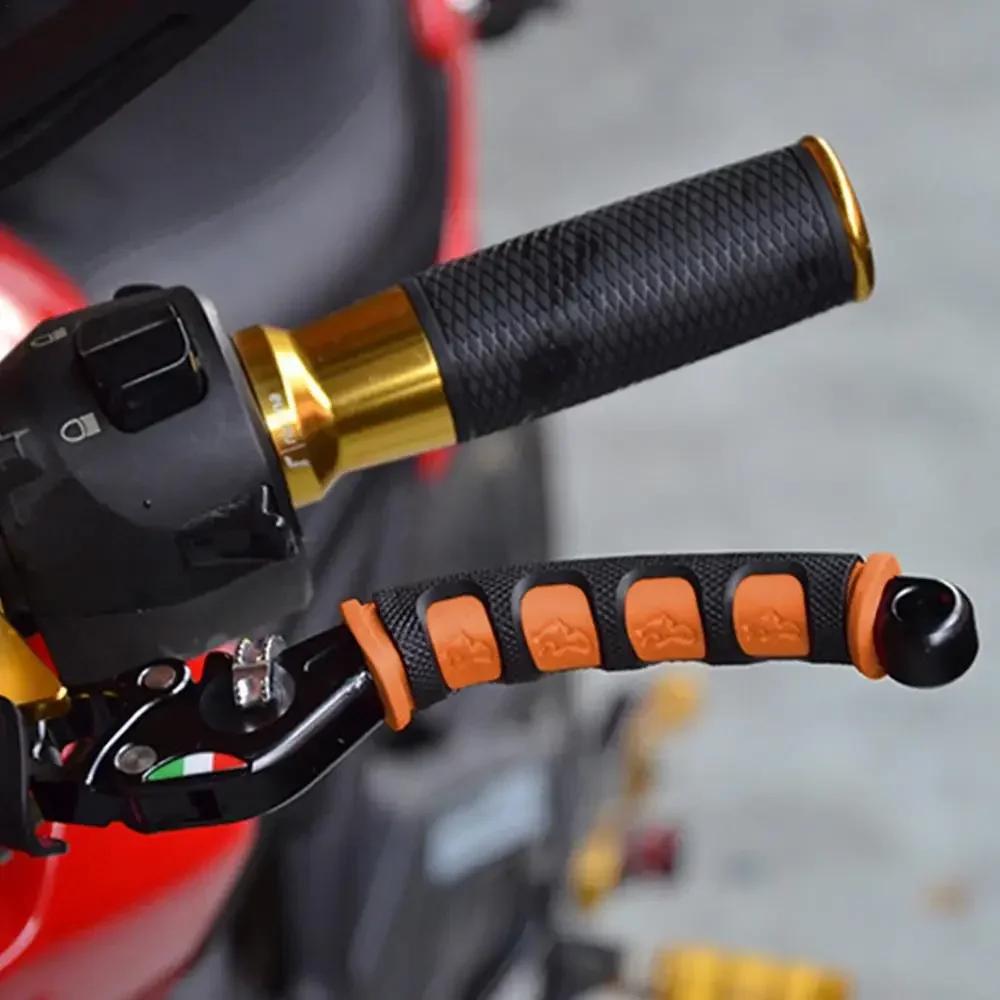 Anti-Slip Brake Lever Grips Protector Motorcycle Rubber Soft Handle Universal Bike Handlebar Cover Motorcycle ATV Accessories