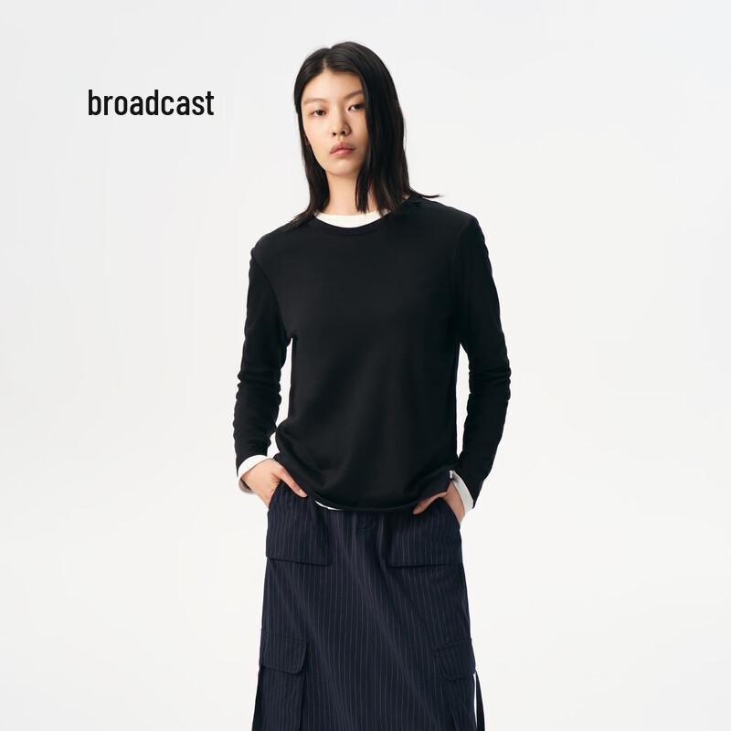 

Broadcast Women s Regular Fit Long Sleeve T-Shirt M