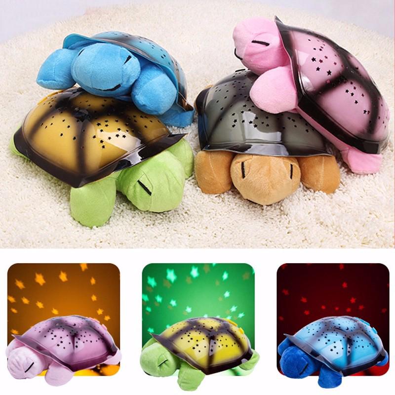 night light turtle projector lamp with music