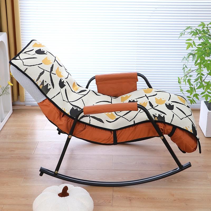 55x150cm Summer Ice Silk Office Lounge Chair Cushion Backrest Cover Comfort Anti Slip Folding Bed Rocking Chair Cushion
