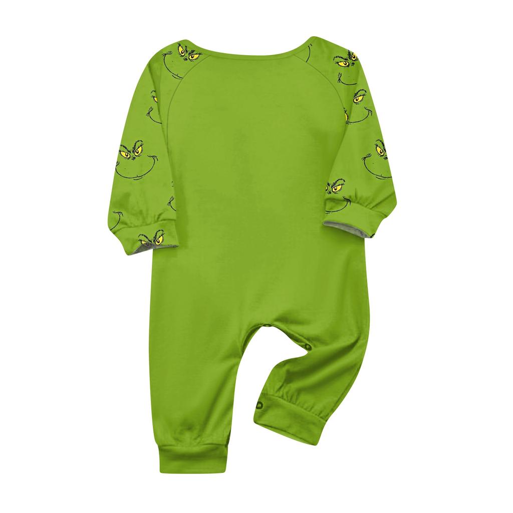 Family Matching Print Sets Pajamas Loungewear Outfits Family Matching Long Sleeve Tops+Pants Set