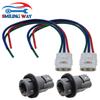 Headlight Light Bulb Socket Turn Signal Cable Plug Connector Set For Acura CL Honda Civic Accord CR-V Odyssey Pilot Element CRV
