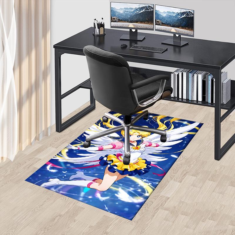 

Sailor Moon Office Chair Mat: Magical Home Decor , Office Rug , Gift for Any Room.122313a 60cm by 90cm