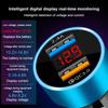 1~5PCS Car Charger Dual Usb Digital Display Universal Multifunctional Portable Car Accessories Car Charger Adapter
