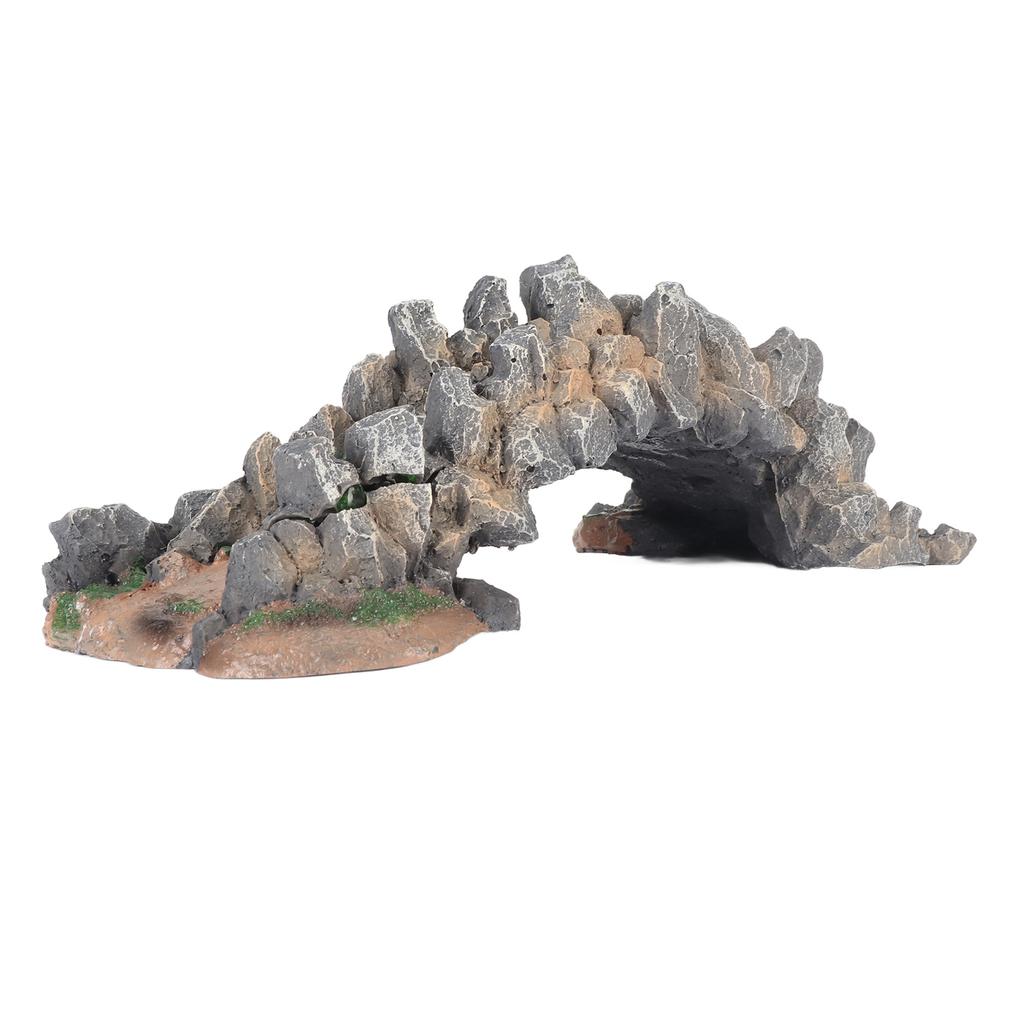 Aquarium Arch Bridge Resin Safe Simulation Decoration Fish Tank Bridge Ornament for Landscaping