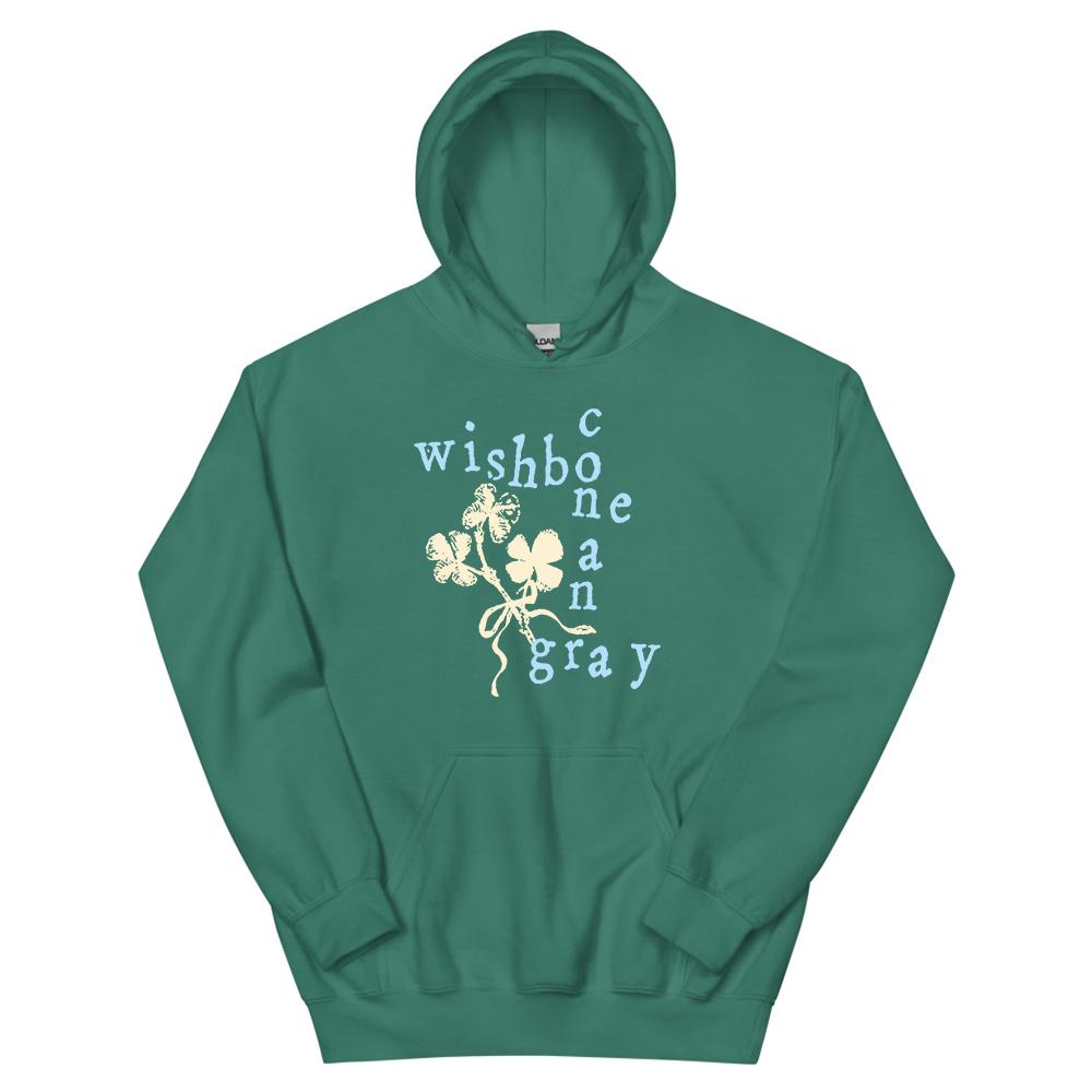 CONAN GRAY RED RIBBON WISHBONE HOODIE Winter Fleece Hooded Sweatshirts Graphic Men Women Clothing Fashion Hoodies