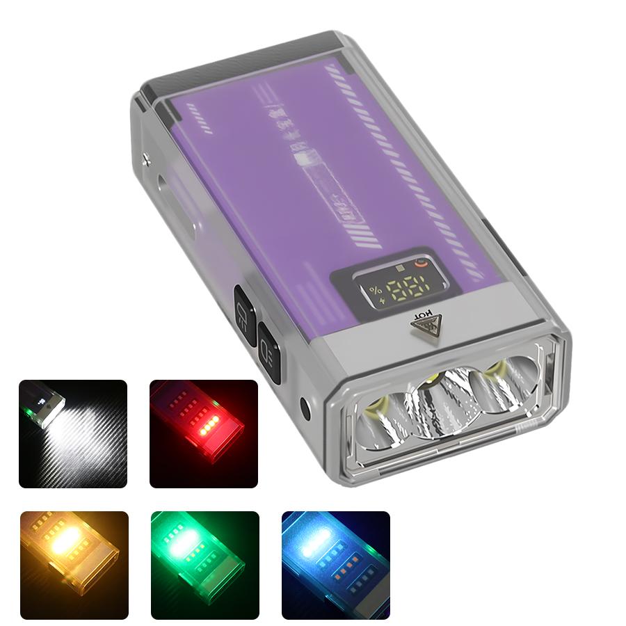 Super Bright LED Multifunctiona Flashlight USB Charger Light with Magnetic Multiple Portable Torch for Outdoor Camping Lantern