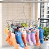 Stainless Steel Drying Racks Windproof Multi-clip Hangers Socks Bras Underwear Towel Hangers Anti-rust Clothes Hook Hangers