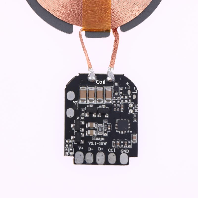 1 buc Placă Transmițător Magnetic cu Încărcare Rapidă PD cu Bobină și PCBA 15W Modul Încărcător Wireless de Mare Putere