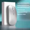 1PC Wireless Mouse Charging Bluetooth Mouse Computer Notebook Luminous Silent Mouse