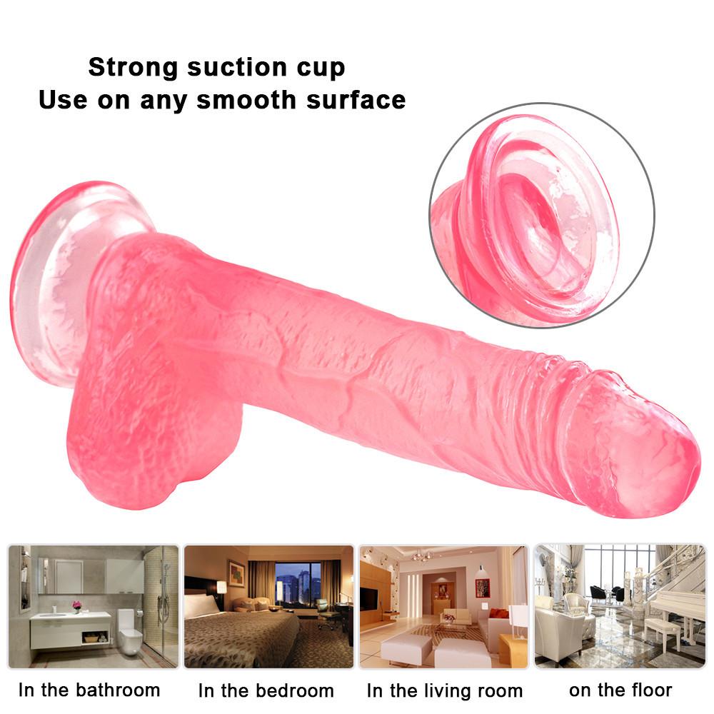 Giant Long Dildo Penis Realistico Adult Sex Toy Women Gay  Dick Unisex Pink Dildo with Suction Cup Phallus Adult Shop