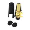 Alto Sax Saxophone Mouthpiece Plastic with Cap Metal Buckle Reed Mouthpiece Patches Pads Cushions
