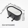 Creative Garage Keychain Mirrior Funny Garage Key Holder Space-saving Easy Installation Car Key Hanger Wall Decoration