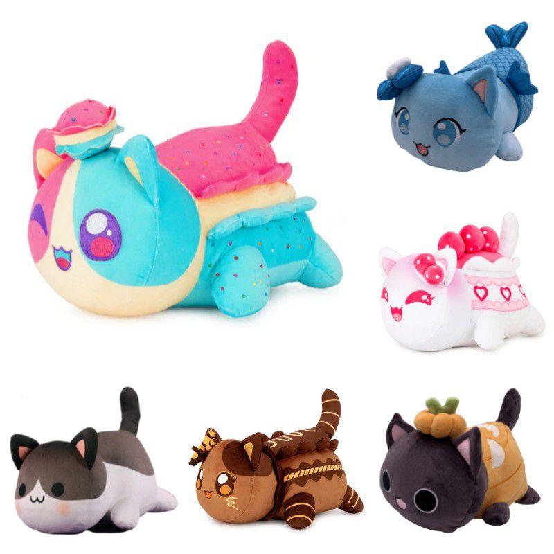 Cat Aphmau Meemeow Plush Toy Stuffed Animal Doll Throw Pillow Kids Xmas Gifts