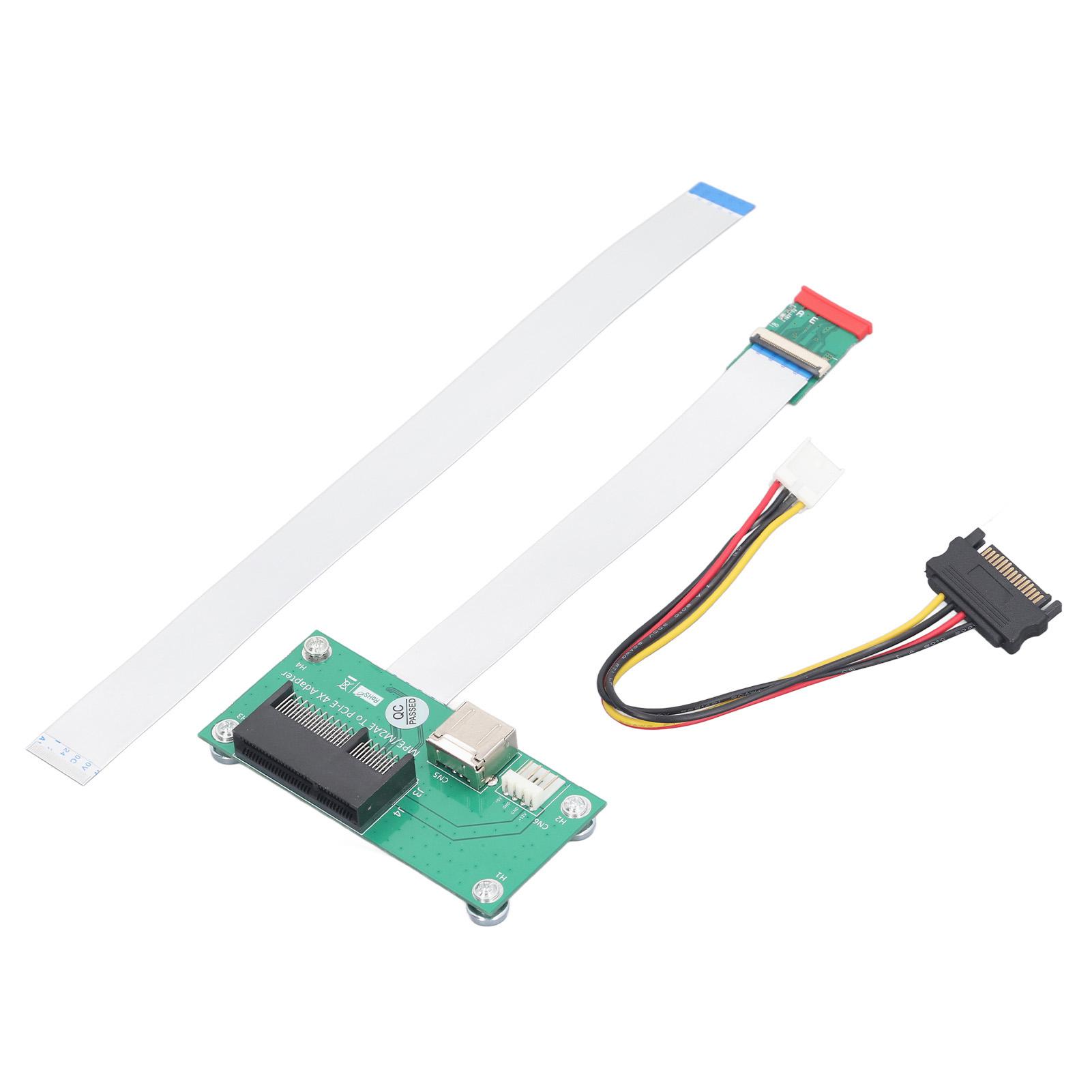 

NGFF M.2 Ключ A E до PCIE X4 USB Райзер Карта з Високошвидкісним FFC Експрес Кабелем Магнітна Подушка