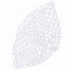 Outdoor Fly Fishing Landing Net Clear Rubber Replacement Mesh Bag(Mudium)