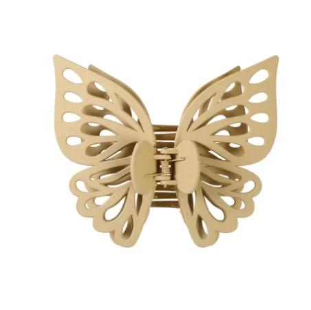 Hairpin Womens Summer Fashion Large Hollow Butterfly Clip Hairpin Cute Korean Fairy Headdress Girls Party Accessories