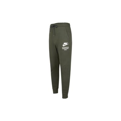 SS22 Logo Print Knit Joggers Men Bottoms Green DM6553-355