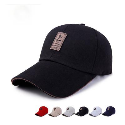 Spring Simple Sandwich Brim Baseball Cap Men's Sun Visor Casual Sun Hat Summer Golf Hat
