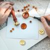 8/10/12Pcs Creative Lacquer Seal Head Stamps Set Enamelled Seal Heads  Invitations Cards Envelopes