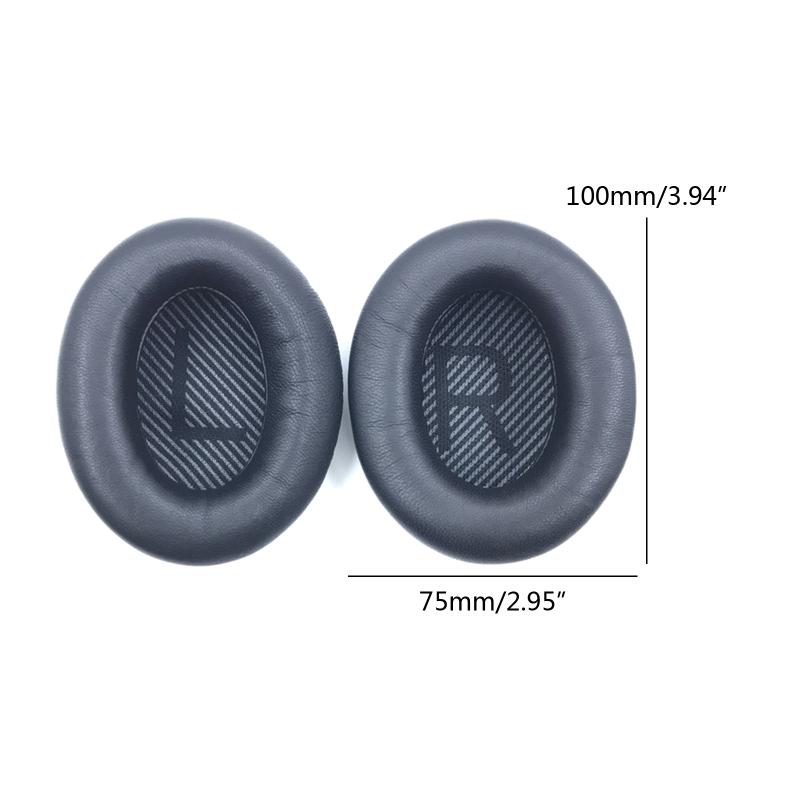 Replacement Lambskin Sponge Ear Pads Earcups for QC35 Headphone Earmuffs Breathable Earpads Headphone Pads