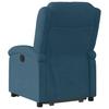 Recliner with Rising Aid Blue Velvet